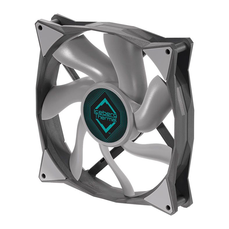 Kit Ventoinhas Iceberg Thermal IceGale, 2x140mm, Cinza, ICEGALE14-B2A
