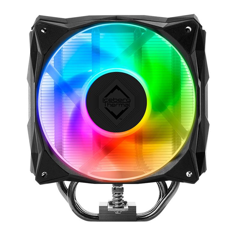 Cooler Para Processador Iceberg Thermal IceSleet G4 Midnight, RGB, 120mm, Preto, ICESLEETG4MD-BBB-00A