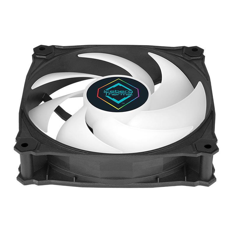 Kit Ventoinhas Iceberg Thermal IceGale Lightning, ARGB, 3x120mm, Preto, IG12LT-B3A