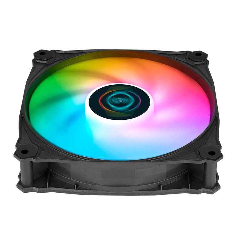 Kit Ventoinhas Iceberg Thermal IceGale Lightning, ARGB, 3x120mm, Preto, IG12LT-B3A