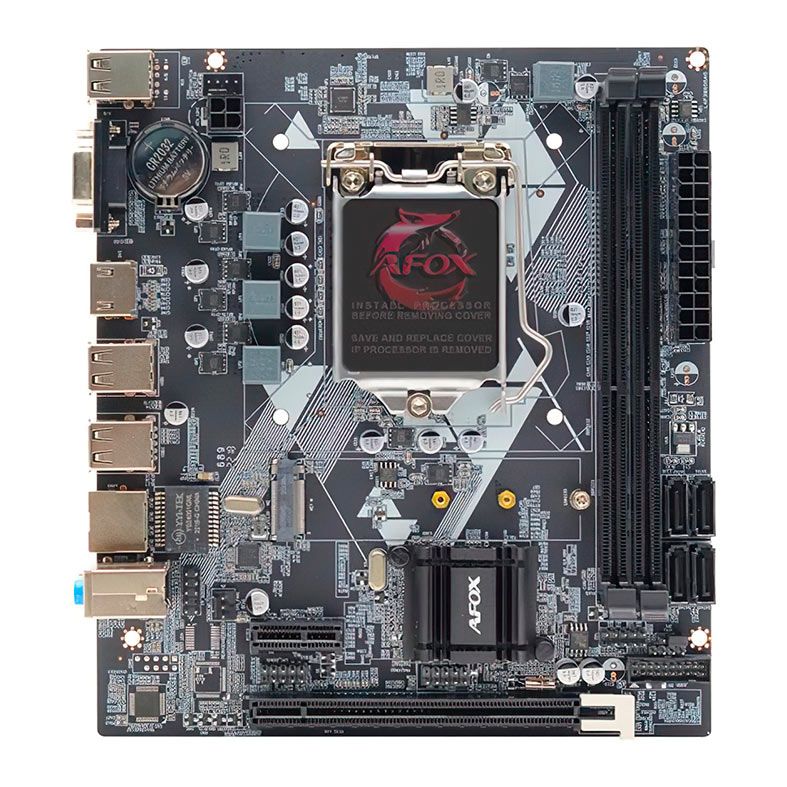 Placa Mae Afox H61, DDR3, Socket 1155, M-ATX, Chipset Intel H61, IH61-MA2-V3