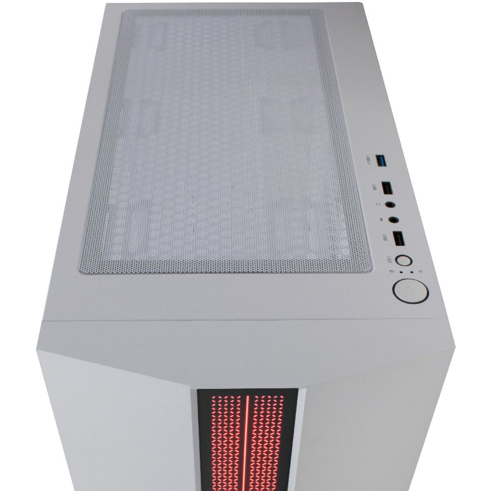 Pichau Kit Upgrade, Gabinete Gamer Pichau Carrier II RGB-Branco + Fonte Pichau Nidus 500W PG-5001-BR-OEM