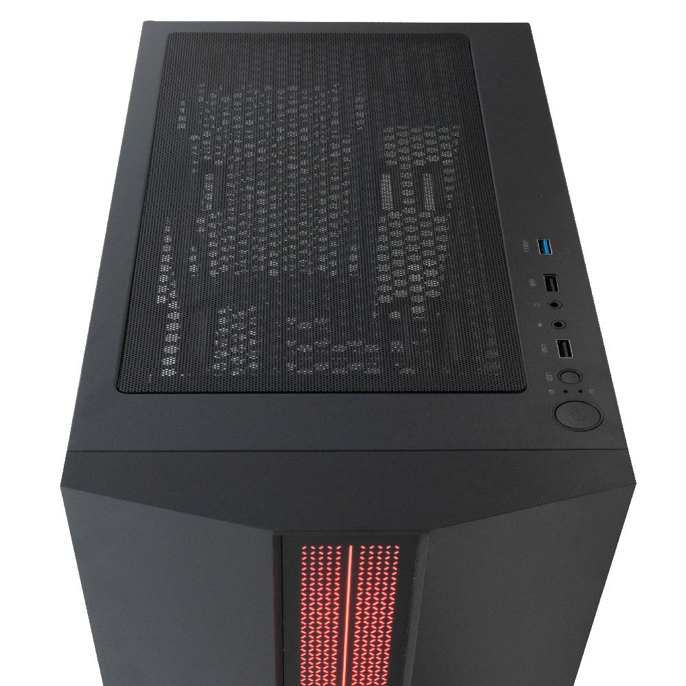 Pichau Kit Upgrade, Gabinete Gamer Pichau Carrier II RGB Preto + Fonte Pichau Nidus 500W PG-5001-BR-OEM