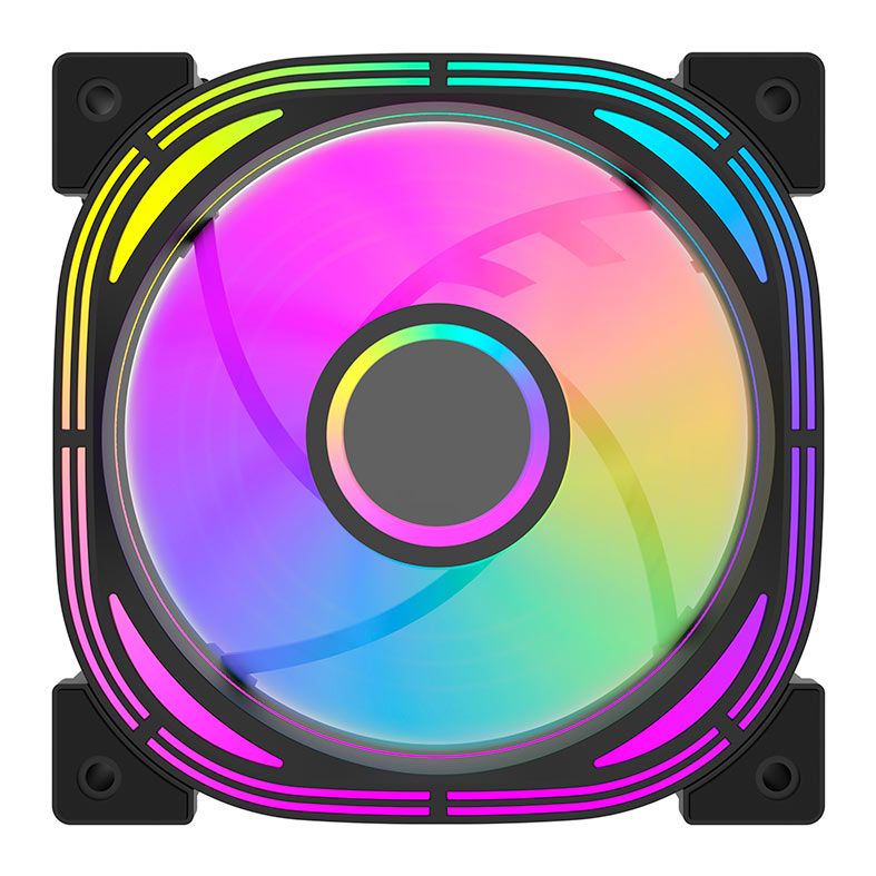 Kit Ventoinhas Aigo Darkflash Infinity 24 Pro, ARGB, 5x120mm, Preto, INF24PRO5IN1BK