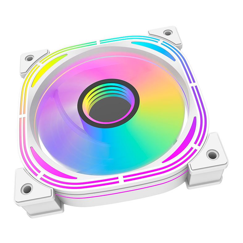 Kit Ventoinhas Aigo Darkflash Infinity 24 Pro, ARGB, 5x120mm, Branco, INF24PRO5IN1WH