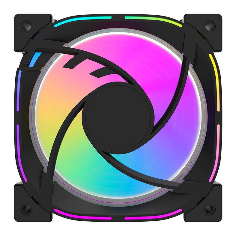 Ventoinha Aigo Darkflash Infinity 24 Pro, ARGB, 120mm, Preto, INF24PROBK