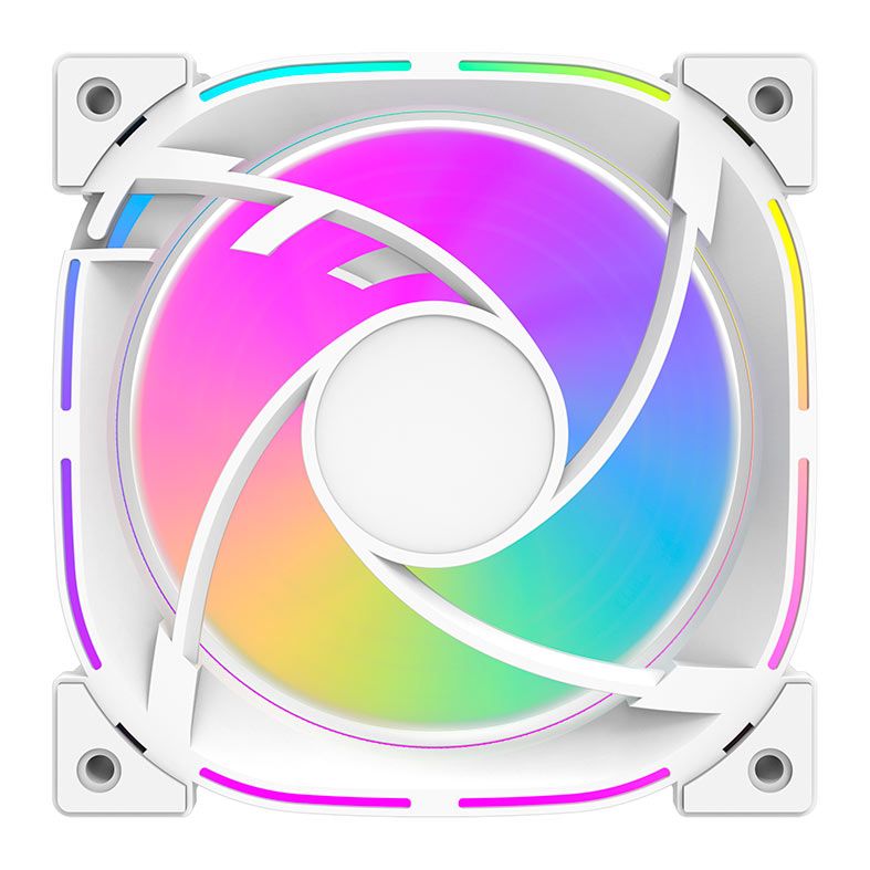 Ventoinha Aigo Darkflash Infinity 24 Pro, ARGB, 120mm, Branco, INF24PROWH
