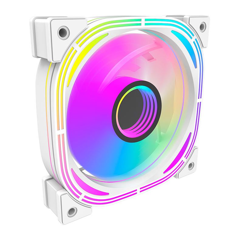 Ventoinha Aigo Darkflash Infinity 24 Pro, ARGB, 120mm, Branco, INF24PROWH