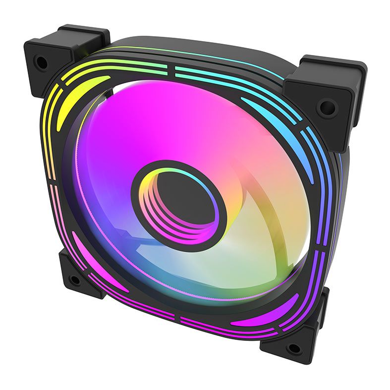 Kit Ventoinhas Aigo DarkFlash Infinity 24se, A-RGB, 5x120mm, Preto, INF24se5in1-BK