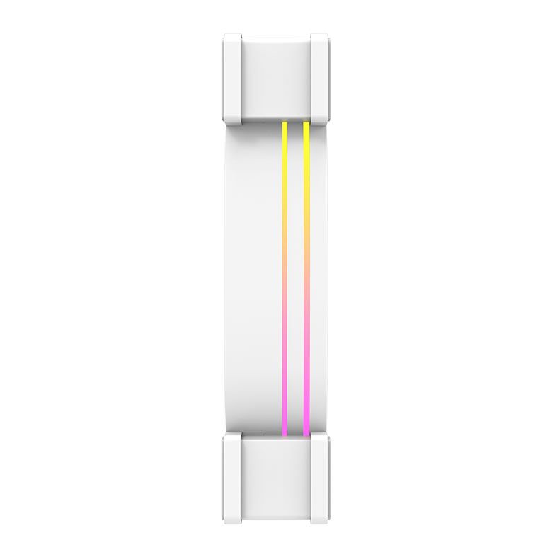 Kit Ventoinhas Aigo DarkFlash Infinity 24se, A-RGB, 5x120mm, Branco, INF24se5in1-WH