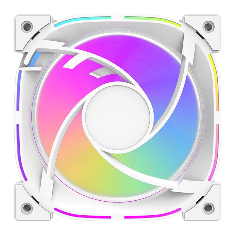 Kit Ventoinhas Aigo DarkFlash Infinity 24se, A-RGB, 5x120mm, Branco, INF24se5in1-WH