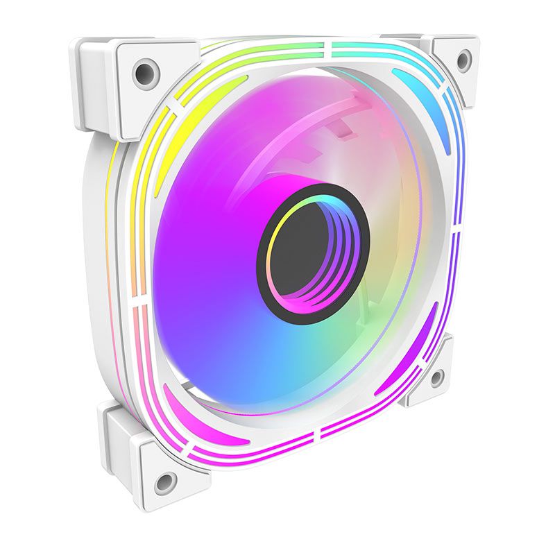 Kit Ventoinhas Aigo DarkFlash Infinity 24se, A-RGB, 5x120mm, Branco, INF24se5in1-WH