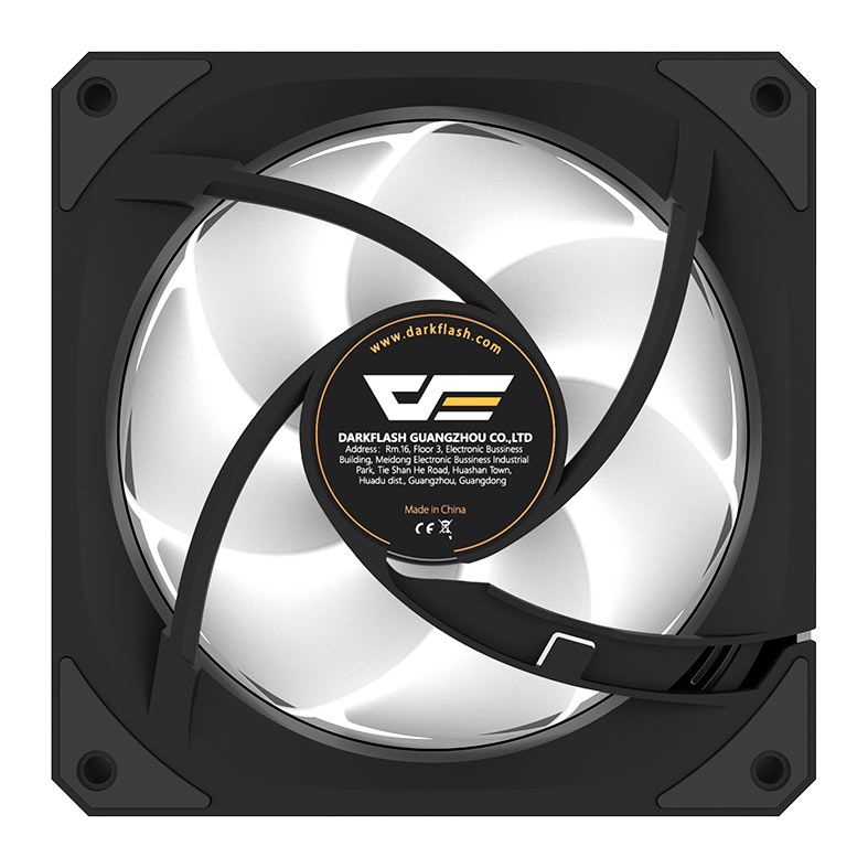 Kit Ventoinhas Aigo Darkflash Infinity 24T, ARGB, 3x120mm, Preto, INF24T-ARGB-3BK