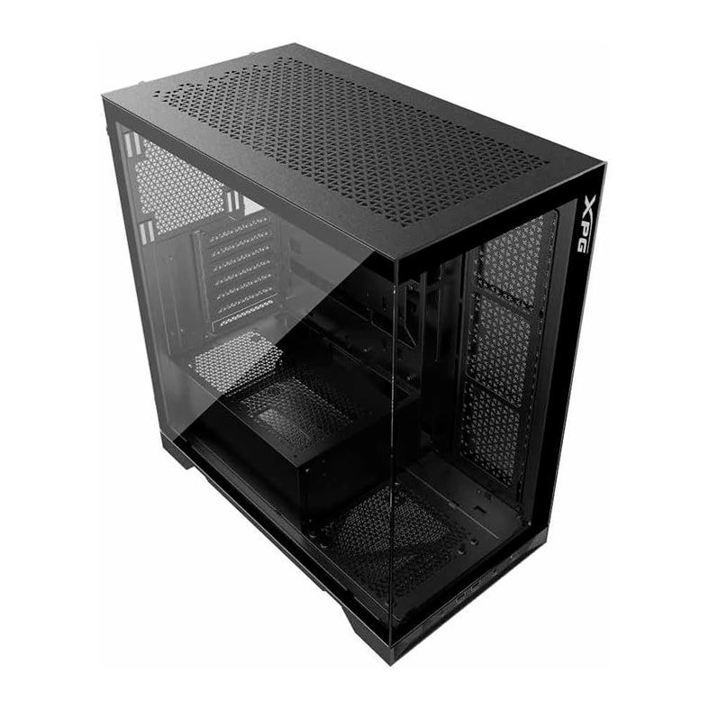 Gabinete Gamer XPG Invader X, Mid-Tower, Lateral De Vidro, Preto, INVADERXMTWOF-BKCWW