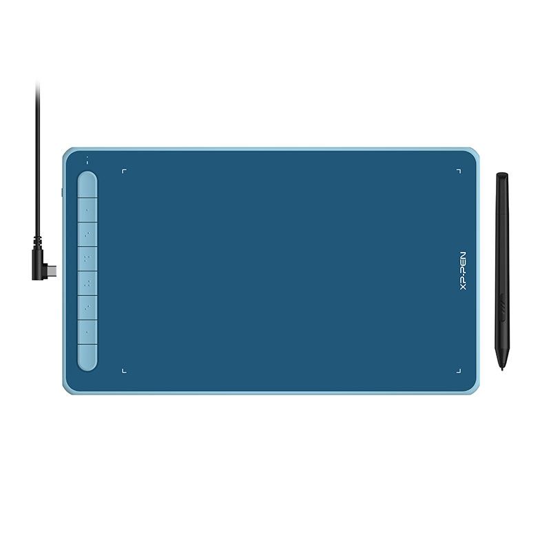 Mesa Digitalizadora XP-Pen Deco LW IT1060B, Resolucao 5080 LPI, Niveis de Pressao 8192, Azul, IT1060B-BE