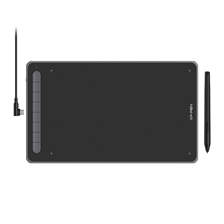 Mesa Digitalizadora XP-Pen Deco LW IT1060B, Resolucao 5080 LPI, Niveis de Pressao 8192, Preto, IT1060B-BK