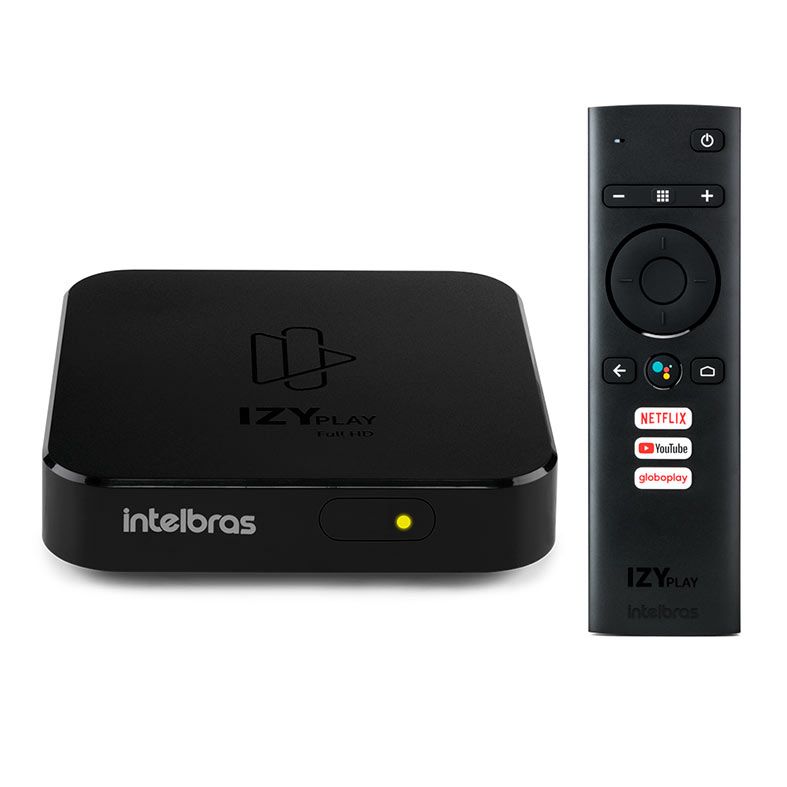 Smart Box TV Intelbras Izy Play Full, Full HD, Wi-Fi, Preto, IZY-PLAY-FULL