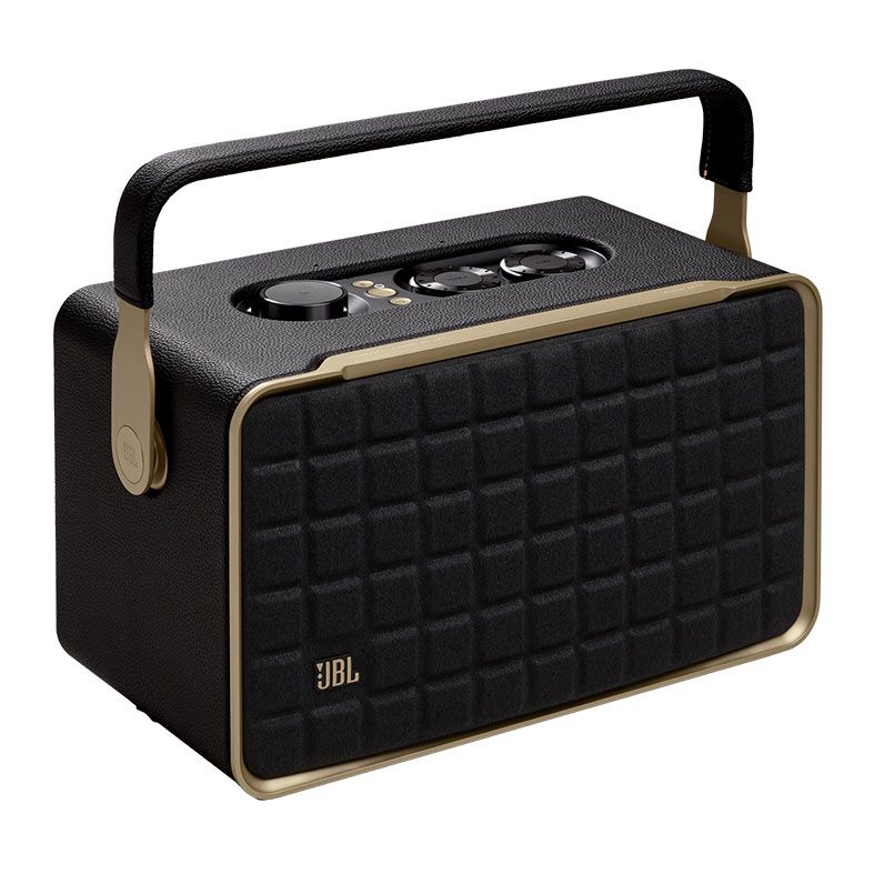 Caixa de Som JBL Authentics 300, Wifi, 50W RMS, Bluetooth, Preta, JBLAUTH300BLKBR