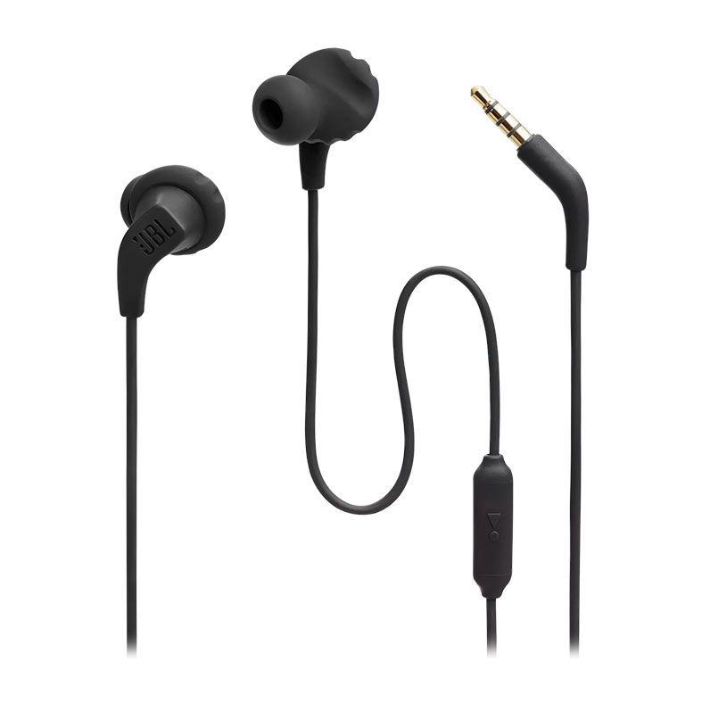 Fone de Ouvido Intra-Auricular JBL Endurance Run 2 Wired, Preto, JBLENDURRUN2BLK