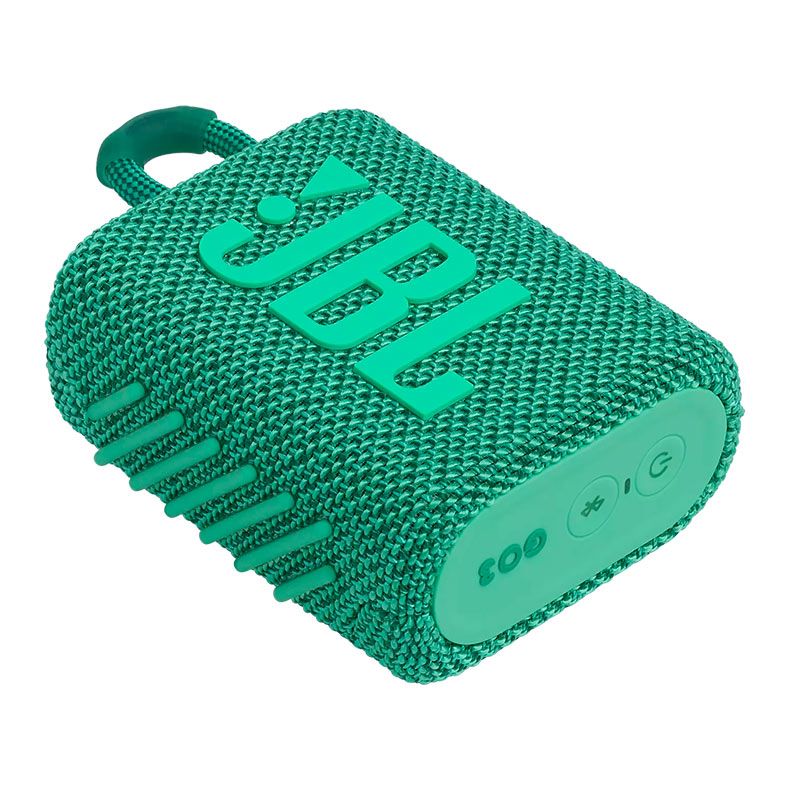 Caixa de Som JBL GO 3 Eco, 4.2W RMS, Bluetooth, Verde, JBLGO3ECOGRN