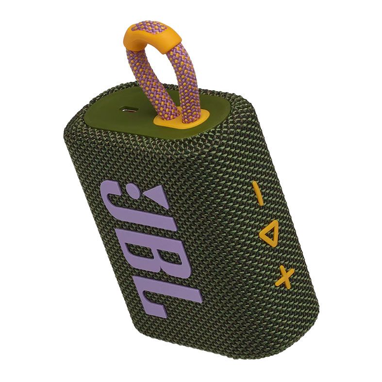 Caixa de Som JBL GO 3 Bluetooth 4.2W Verde, JBLGO3GRN