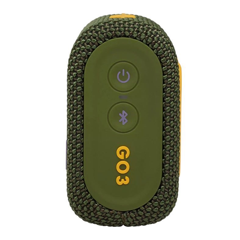 Caixa de Som JBL GO 3 Bluetooth 4.2W Verde, JBLGO3GRN