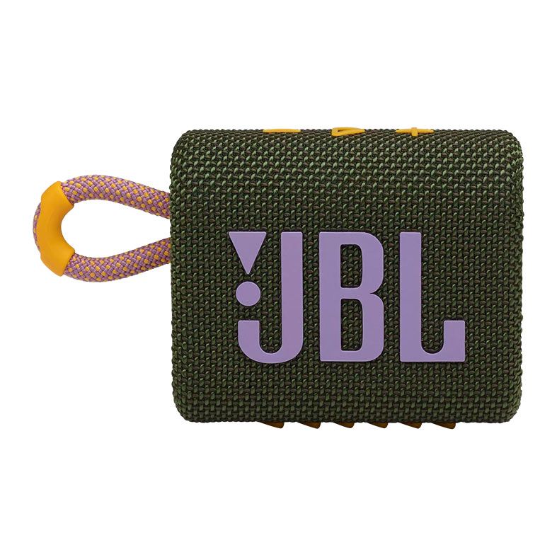 Caixa de Som JBL GO 3 Bluetooth 4.2W Verde, JBLGO3GRN