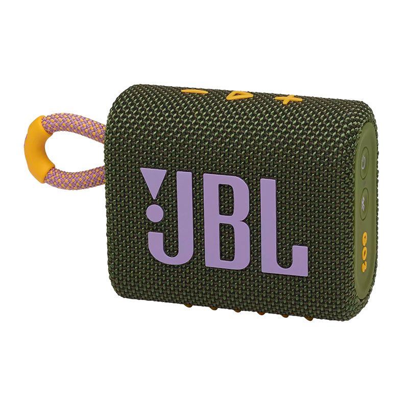Caixa de Som JBL GO 3 Bluetooth 4.2W Verde, JBLGO3GRN