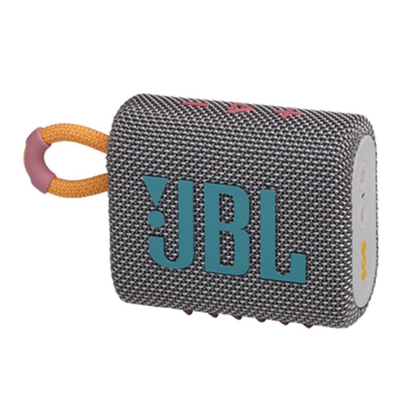 Caixa de Som JBL GO 3 Bluetooth 4.2W Cinza, JBLGO3GRY