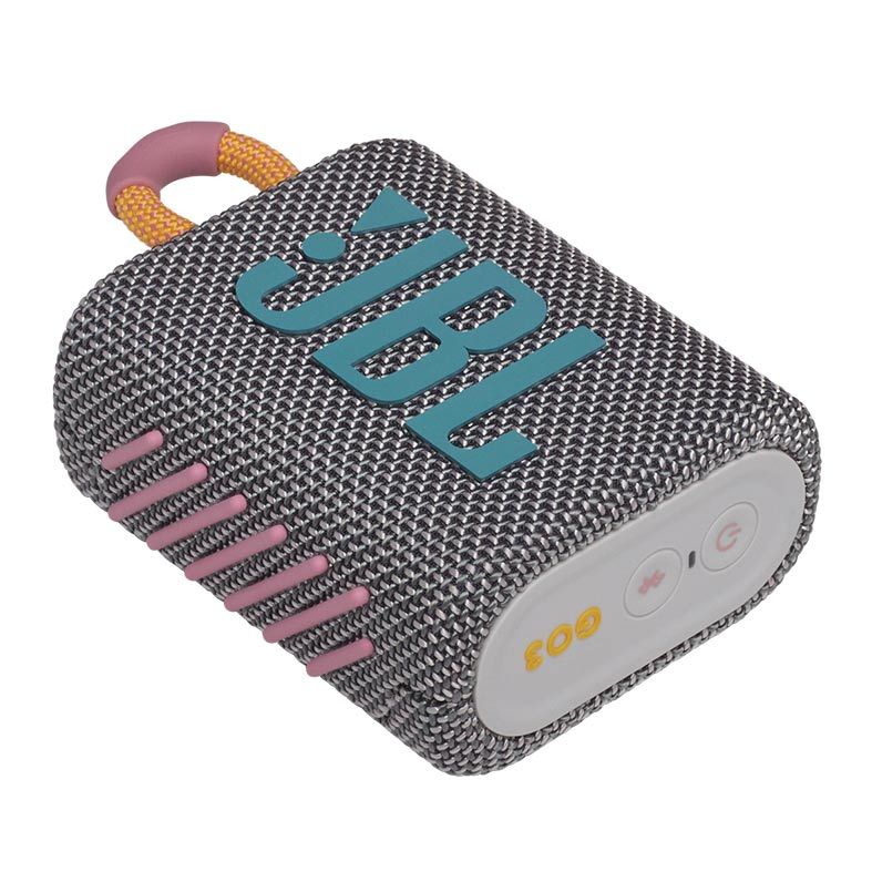 Caixa de Som JBL GO 3 Bluetooth 4.2W Cinza, JBLGO3GRY