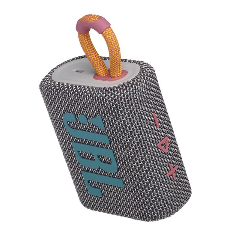 Caixa de Som JBL GO 3 Bluetooth 4.2W Cinza, JBLGO3GRY
