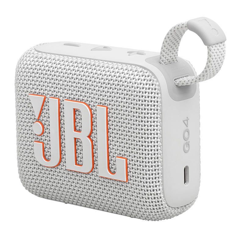 Caixa de Som JBL GO 4, 4.2W RMS, Bluetooth, Branca, JBLGO4WHT