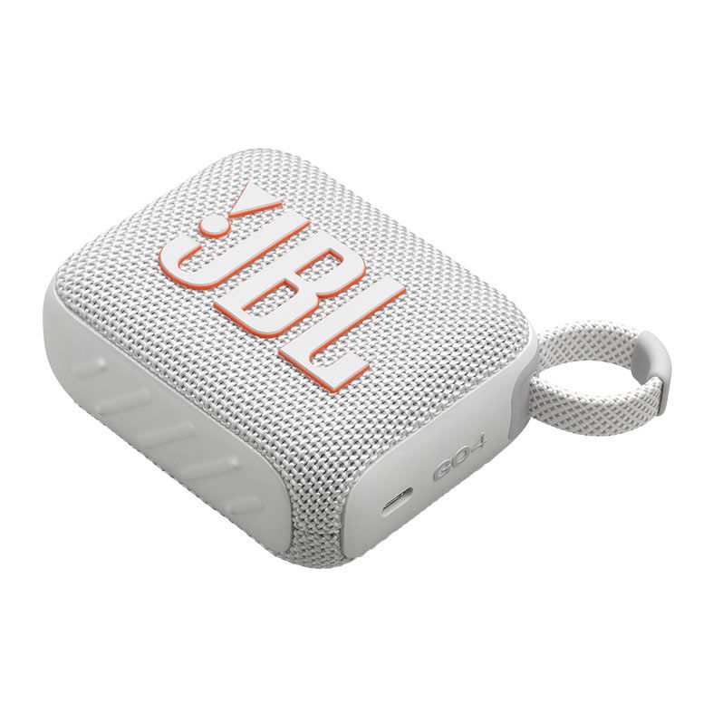 Caixa de Som JBL GO 4, 4.2W RMS, Bluetooth, Branca, JBLGO4WHT