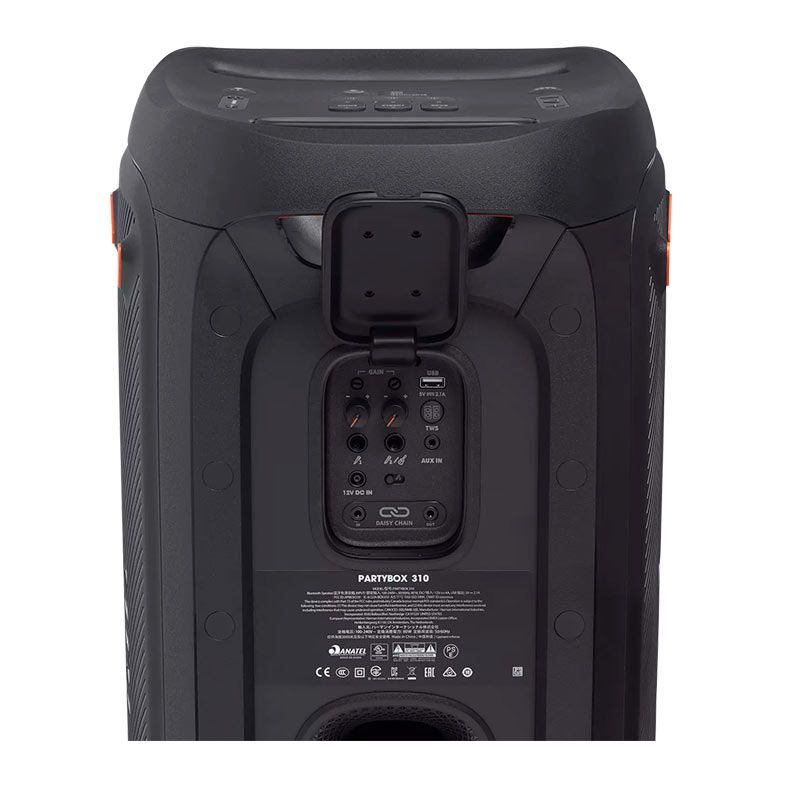 Caixa de Som JBL Partybox 310, 240W RMS, RGB, Bluetooth, Preta, JBLPARTYBOX310BR