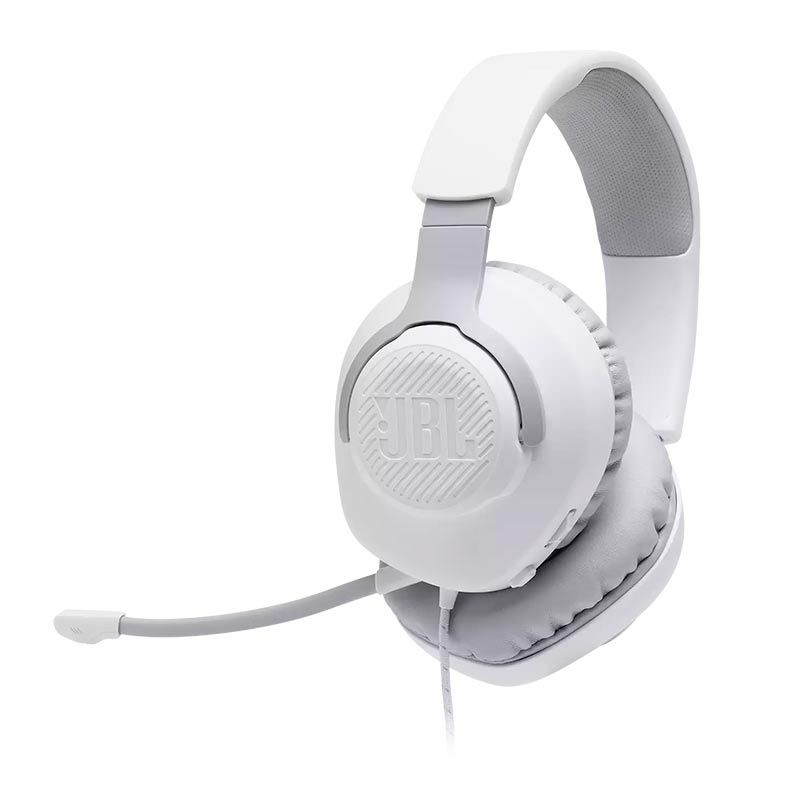 Headset Gamer JBL Quantum 100 Branco, JBLQUANTUM100WHT