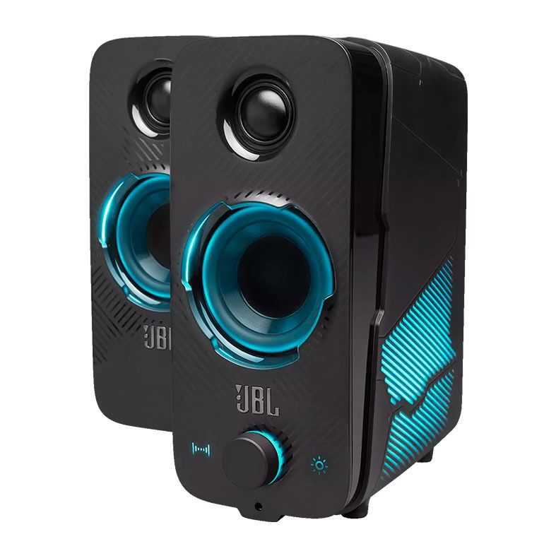 Caixa de Som JBL Quantum Duo RGB Bluetooth 20 Wrms, JBLQUANTUMDUOBLKBR