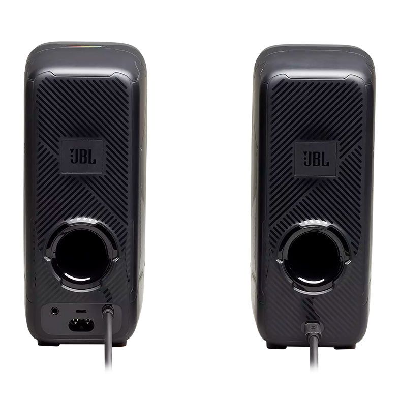 Caixa de Som JBL Quantum Duo RGB Bluetooth 20 Wrms, JBLQUANTUMDUOBLKBR