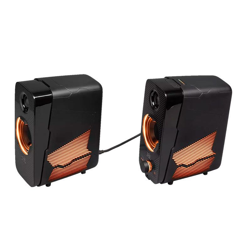 Caixa de Som JBL Quantum Duo RGB Bluetooth 20 Wrms, JBLQUANTUMDUOBLKBR