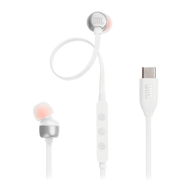 Fone de Ouvido Intra-Auricular JBL Tune 310C, Branco, JBLT310CWHT
