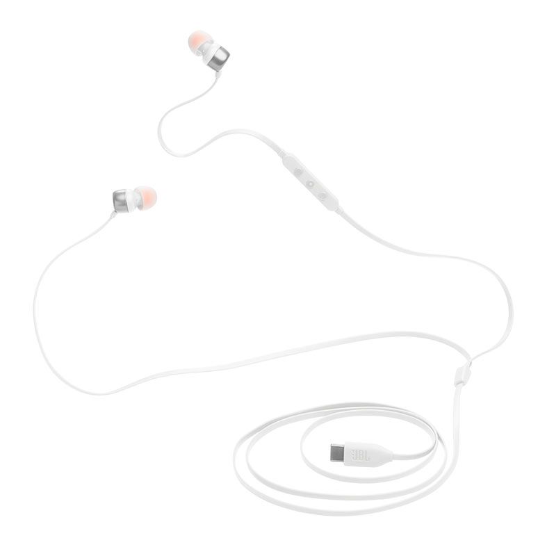 Fone de Ouvido Intra-Auricular JBL Tune 310C, Branco, JBLT310CWHT