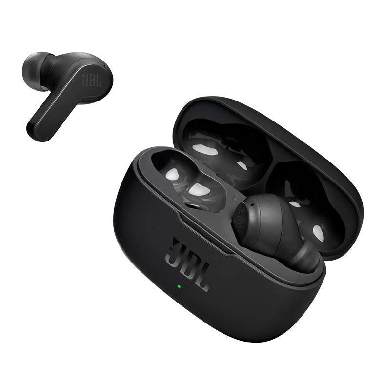 Fone de Ouvido Intra-Auricular JBL Wave 200 TWS, Wireless, Preto, JBLW200TWSBLK