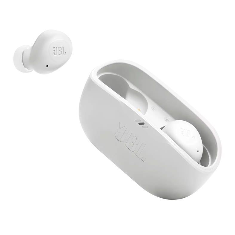 Fone de Ouvido Intra Auricular JBL Wave Buds TWS, Bluetooth, Branco, JBLWBUDSWHT