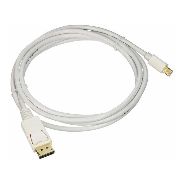 Cabo Adaptador F3 Mini Displayport Para Displayport de 1.8m Branco, JC-MDP1.8 1245