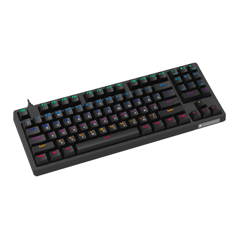 Teclado Mecanico Gamer Thunderobot KG3089C, RGB, Switch Blue, Preto, JM03N3E07