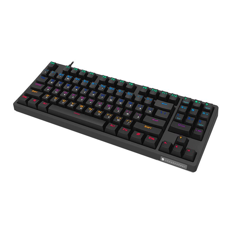 Teclado Mecanico Gamer Thunderobot KG3089C, RGB, Switch Blue, Preto, JM03N3E07