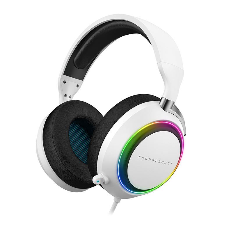 Headset Gamer Thunderobot HG503, RGB, Som Surround 7.1, Drivers 50mm, Branco, JM03N6E07