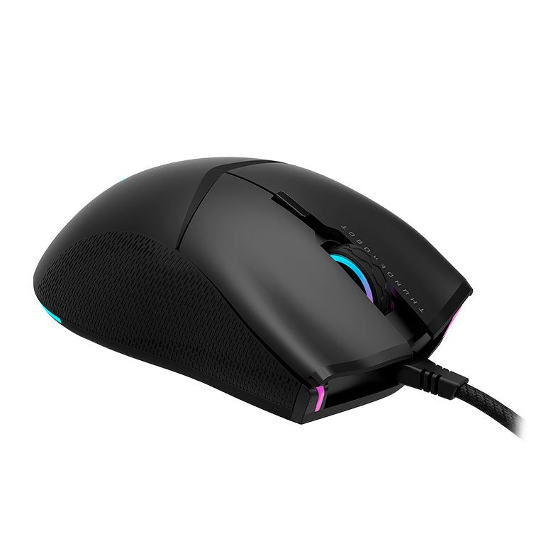 Mouse Gamer Thunderobot MG705 Pro, RGB, 12000DPI, 6 Botoes, Preto, JM03NBE07