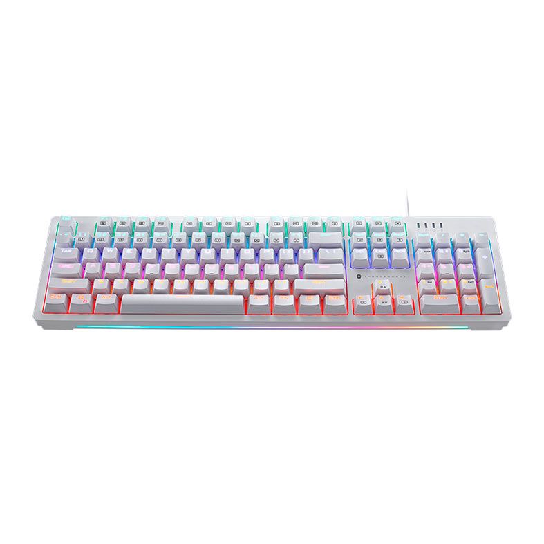 Teclado Mecanico Gamer Thunderobot KG3104R, RGB, Switch Red, Branco, JM03NNE07