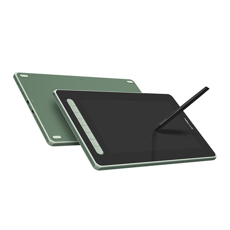 Display Interativo XP-Pen Artist 12 CD120FH, Resolucao 5080 LPI, Niveis de Pressao 8192, Verde, JPCD120FH-G