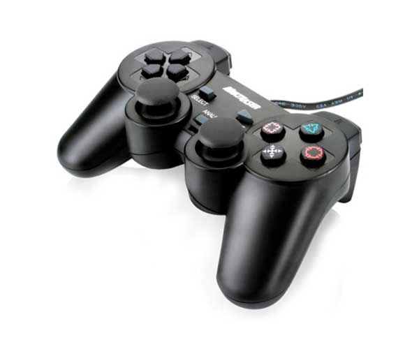 Controle Usb Joystick Preto Dual Shock Pc Computador PS2 Game - Compre Já  Fácil - Controle para PC - Magazine Luiza